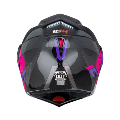 CASCO ICH ICH-3110DV BOUBLE NEGRO FUCSIA NEON