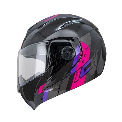 CASCO ICH ICH-3110DV BOUBLE NEGRO FUCSIA NEON