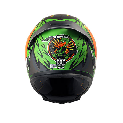 CASCO HRO HRO-511 CHULO MATE VERDE VERDE NEON