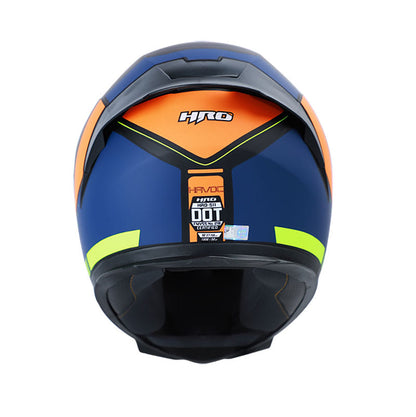 CASCO HRO HRO-511 HAVOC MATE NEGRO NARANJA NEON