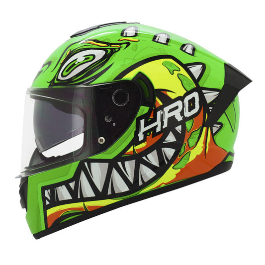 CASCO HRO HRO-518DV DONAT EVO VERDE NEON AMARILLO NEON