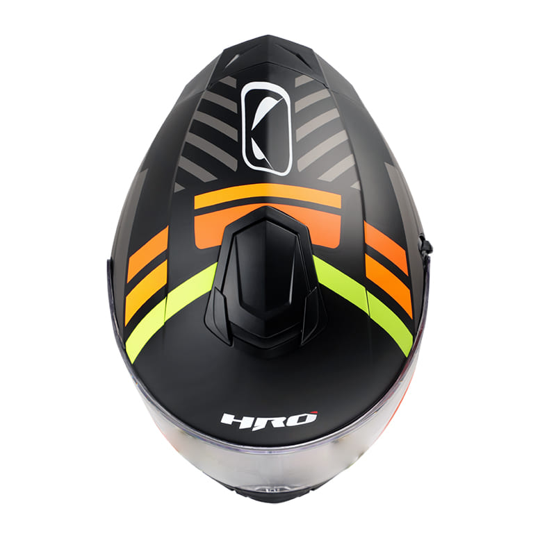 CASCO HRO HRO-518DV PHASE MATE NEGRO AMARILLO NEON