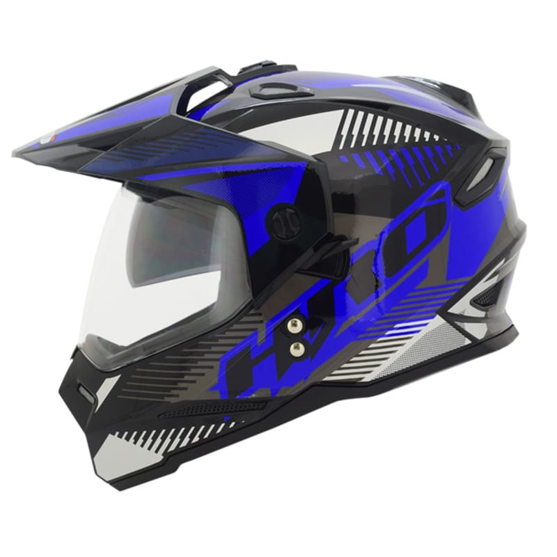 CASCO HRO HRO-MX330DV FIZION NEGRO AZUL