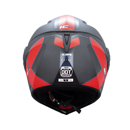 CASCO ICH ICH-3110DV RESTART MATE NEGRO ROJO