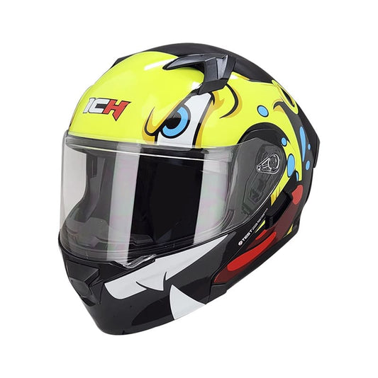 CASCO ICH ICH-3120DV MARTIAN NEGRO AMARILLO NEON