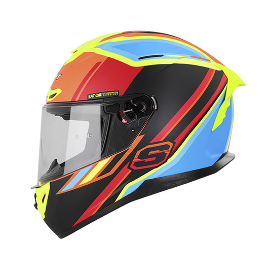 CASCO SHAFT SH-542GT POKAT MATE NARANJA NEON AMARILLO NEON