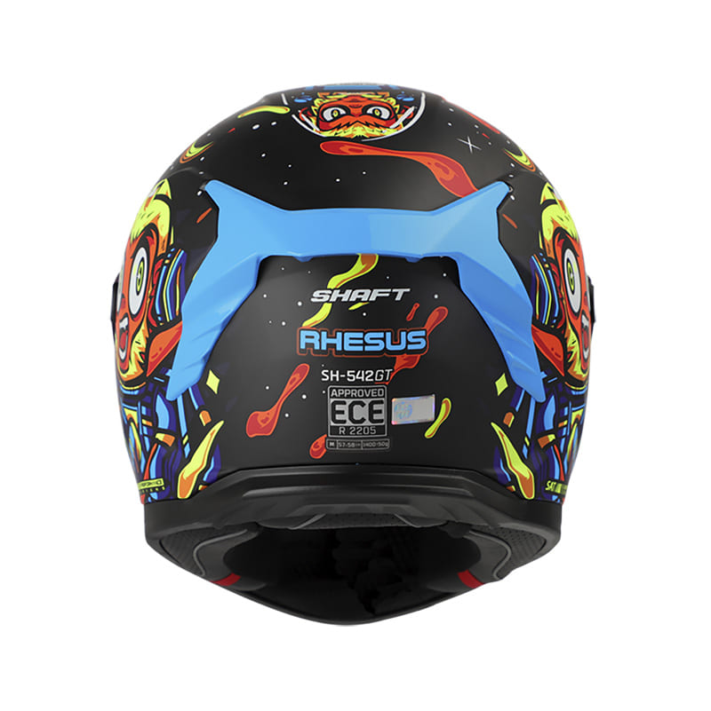 CASCO SHAFT SH-542GT RHESUS MATE NEGRO AZUL