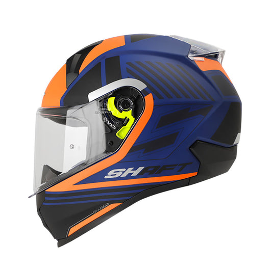 CASCO SHAFT SH-560 CESIO AZUL NAVY NARANJA NEON