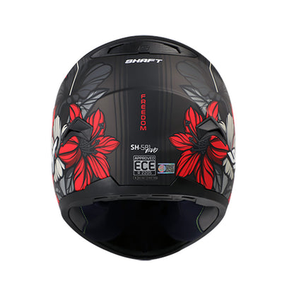 CASCO SHAFT SH-581EVO FREEDOM MATE NEGRO ROJO