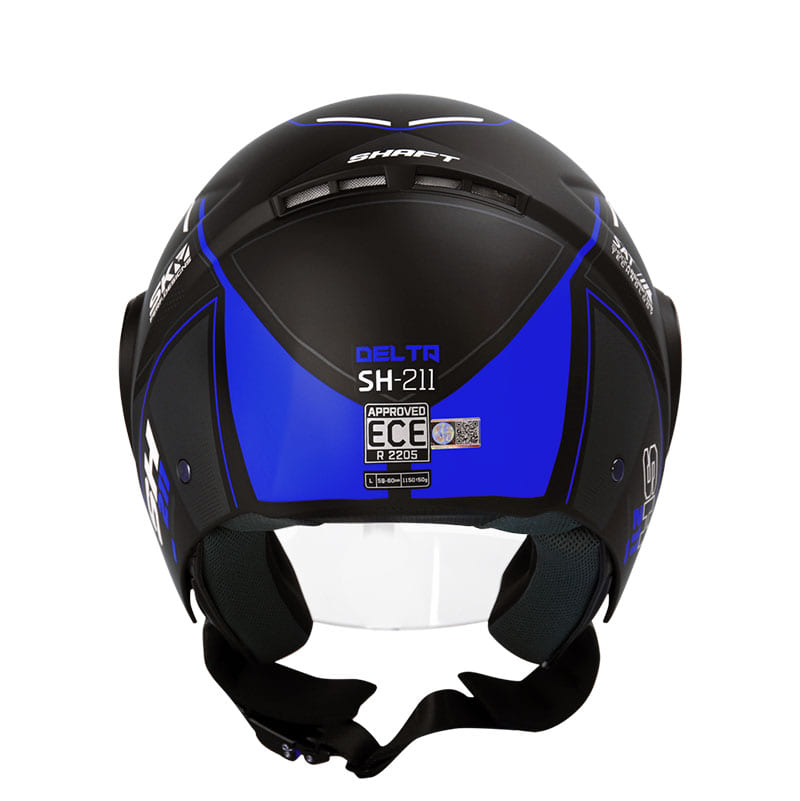 CASCO SHAFT SH-211 DELTA MATE NEGRO AZUL