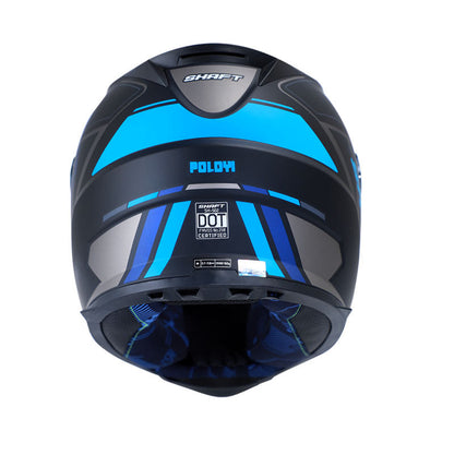 CASCO SHAFT SH-502 POLOYI MATE NEGRO AZUL