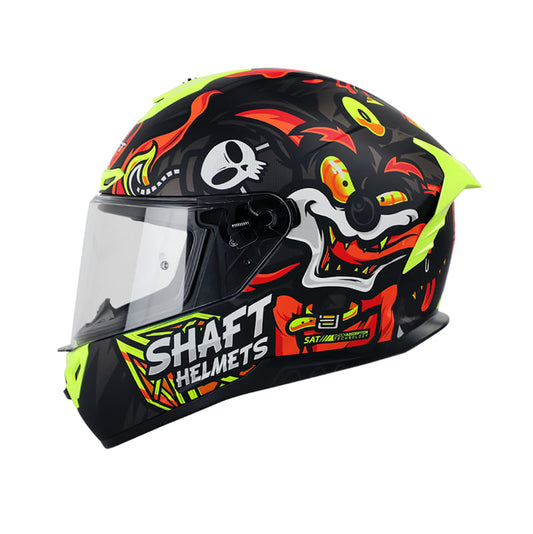 CASCO SHAFT SH-542GT LOKUS MATE NEGRO AMARILLO NEON