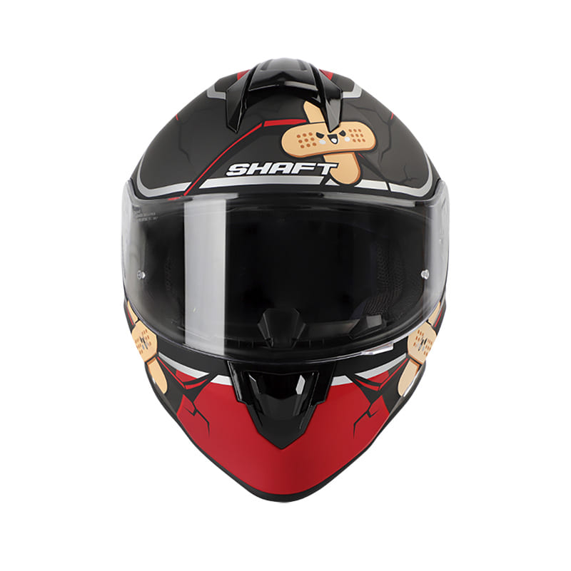 CASCO SHAFT SH-551 NEVER BROKE MATE NEGRO ROJO