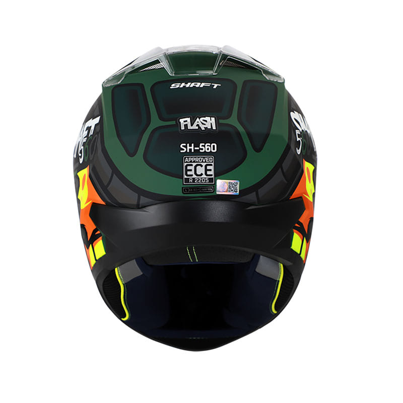 CASCO SHAFT SH-560 FLASH MATE VERDE NEON AMARILLO NEON