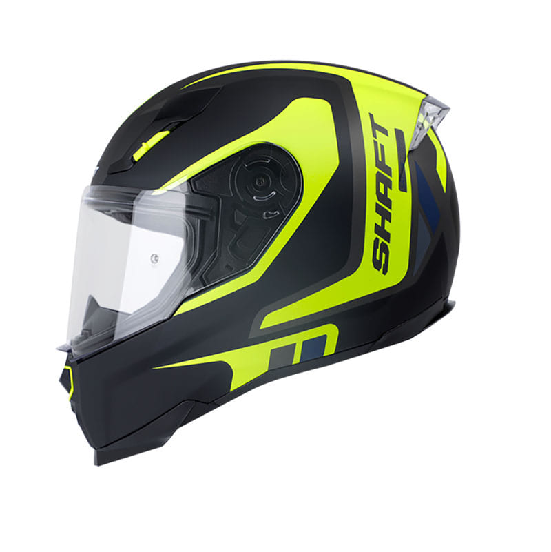 CASCO SHAFT SH-562 EXTREMER MATE NEGRO AMARILLO NEON