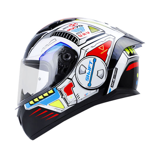 CASCO SHAFT SH-582SP RX78 BLANCO AZUL