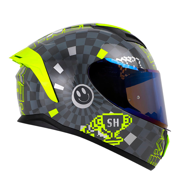 CASCO SHAFT SH-582SP NEW ERA GRIS AMARILLO NEON IRIDIUM