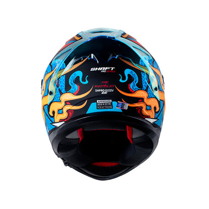 CASCO SHAFT SH-610EVO THE REPTULEX MATE NEGRO ROJO