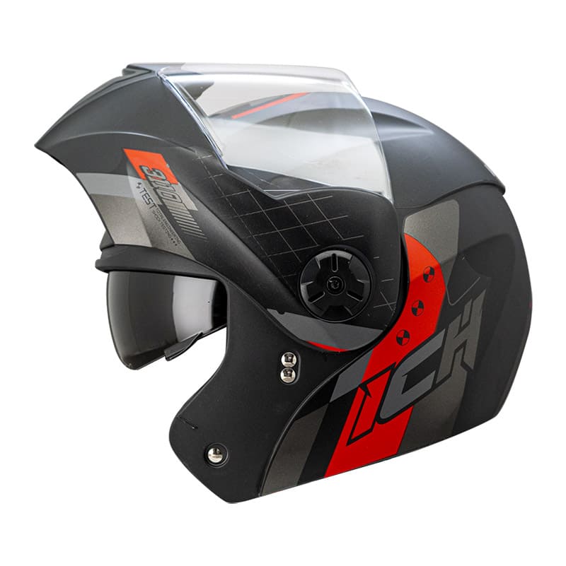 CASCO ICH ICH-3110DV BOUBLE MATE NEGRO ROJO