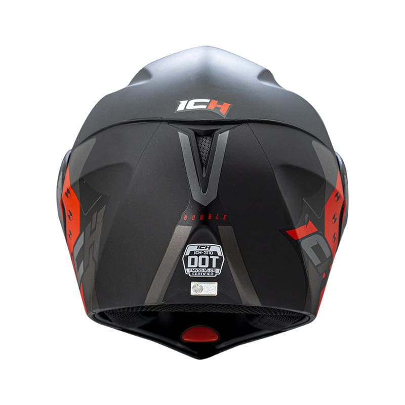 CASCO ICH ICH-3110DV BOUBLE MATE NEGRO ROJO