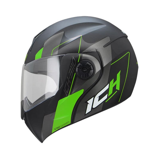 CASCO ICH ICH-3110DV MACED MATE NEGRO VERDE NEON