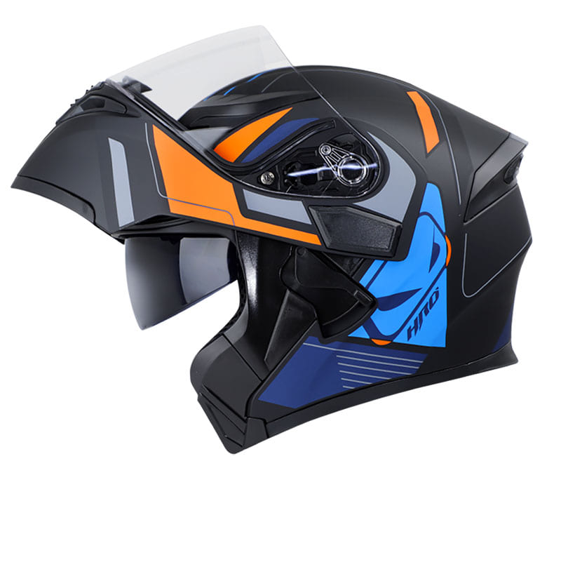 CASCO HRO HRO-3400DV ARK MATE NEGRO NARANJA NEON