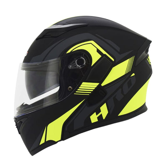 CASCO HRO HRO-3400DV LUMEN MATE NEGRO AMARILLO NEON