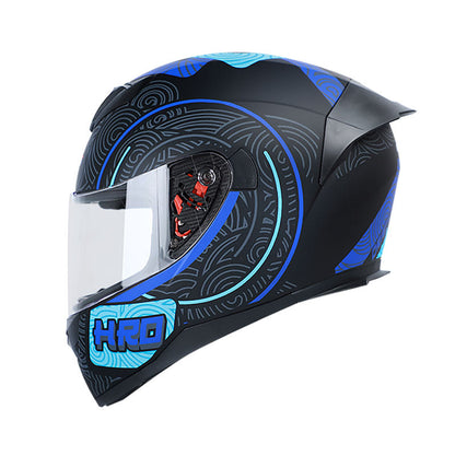 CASCO HRO HRO-511 ORIENTAL MATE NEGRO AZUL