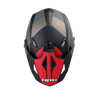 CASCO HRO HRO-MX330DV EVERLAST MATE NEGRO ROJO