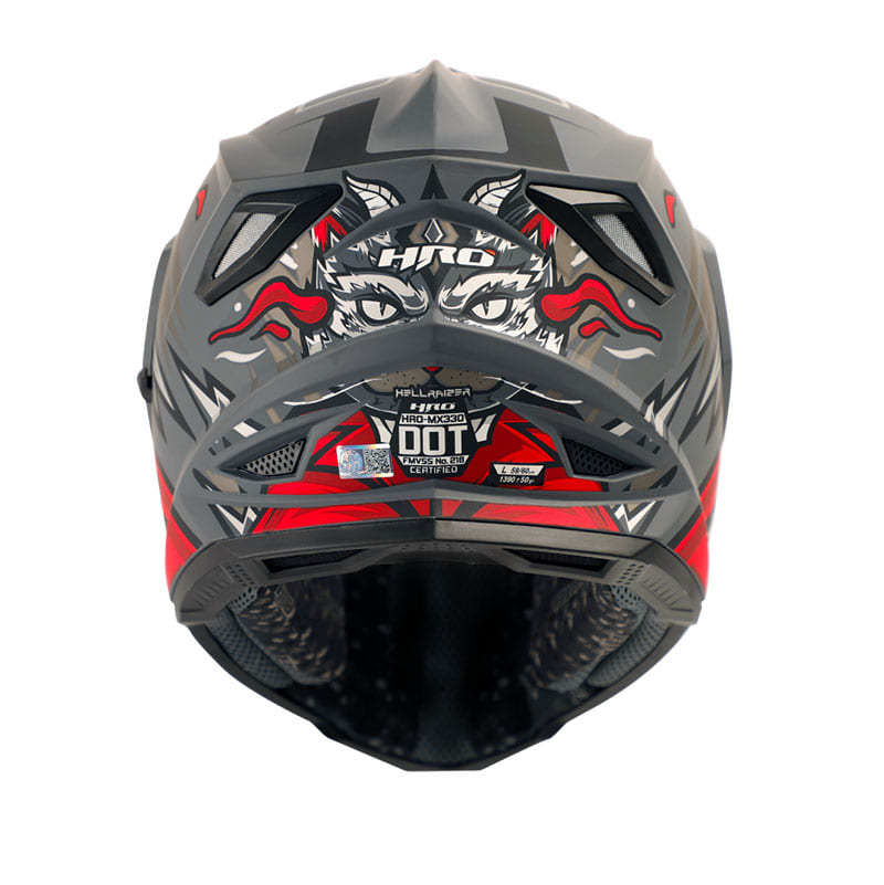 CASCO HRO HRO-MX330DV HELLRAIZER MATE GRIS GRIS