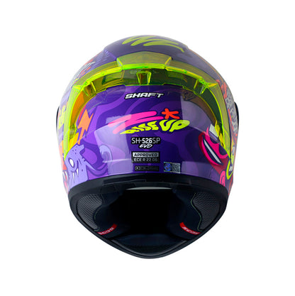 CASCO SHAFT SH-526SP RISE UP MORADO AMARILLO NEON IRIDIUM