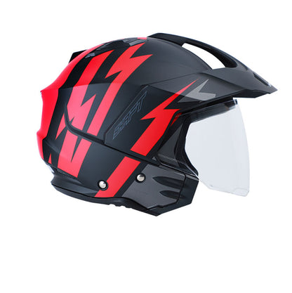 CASCO SHAFT SH-227 VOLT MATE NEGRO ROJO