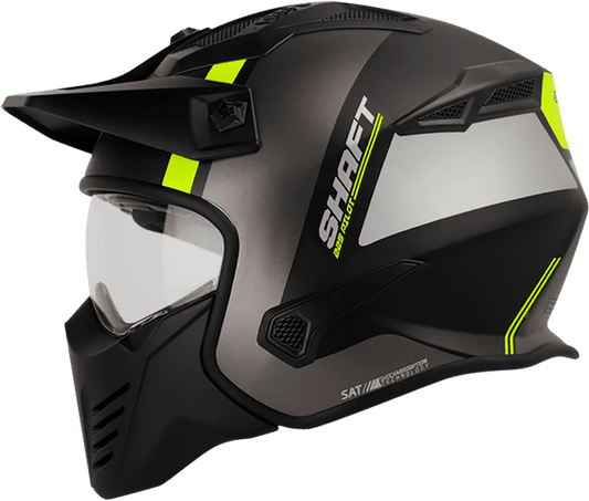 CASCO SHAFT SH-225 SHOT MATE NEGRO AMARILLO NEON