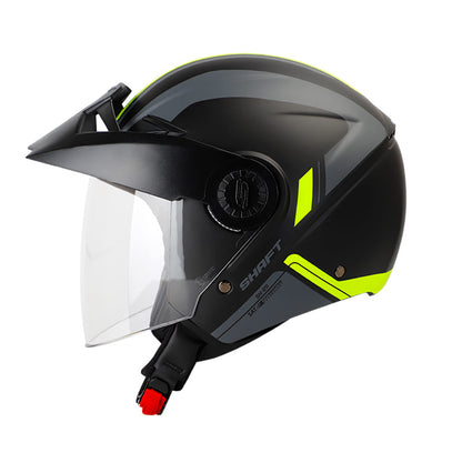 CASCO SHAFT SH-211 CLOSED MATE NEGRO AMARILLO NEON