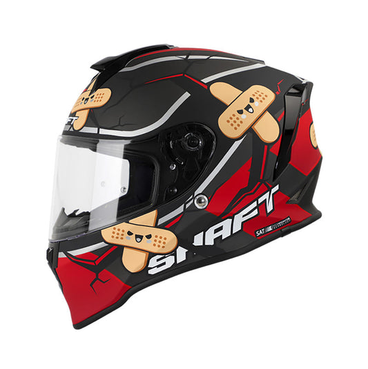 CASCO SHAFT SH-551 NEVER BROKE MATE NEGRO ROJO