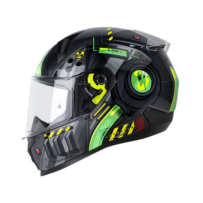 CASCO SHAFT SH-560 ENERGY GRIS VERDE NEON