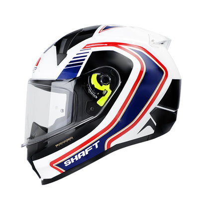 CASCO SHAFT SH-560 LEMANS BLANCO ROJO