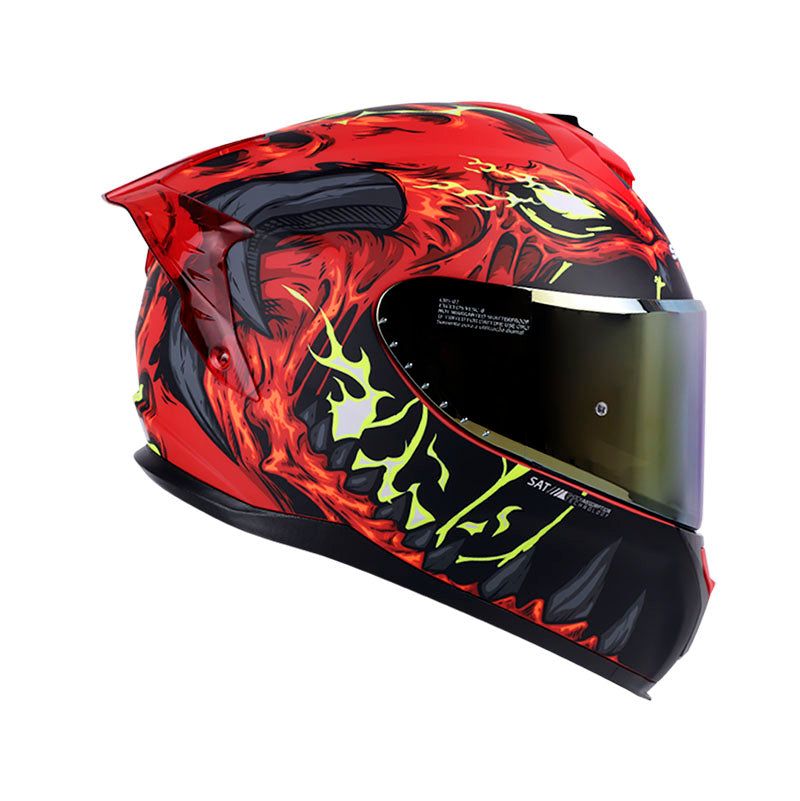 CASCO SHAFT SHPRO-610EVO DRAGON FIRE MATE ROJO AMARILLO