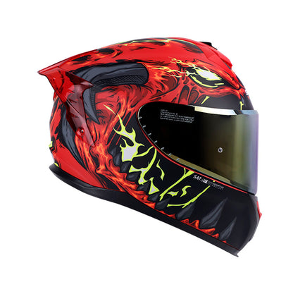 CASCO SHAFT SHPRO-610EVO DRAGON FIRE MATE ROJO AMARILLO