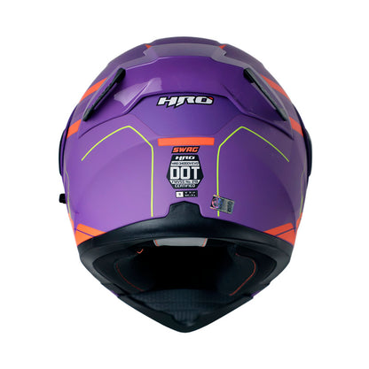 CASCO HRO HRO-3400DV EVO SWAG MATE GRIS NARANJA NEON