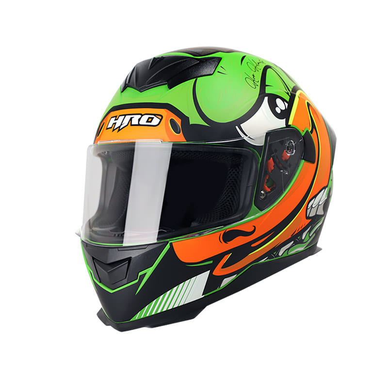 CASCO HRO HRO-511 CHULO MATE VERDE VERDE NEON