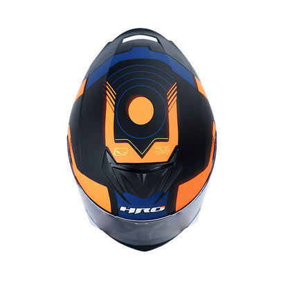 CASCO HRO HRO-511 HAVOC MATE NEGRO NARANJA NEON