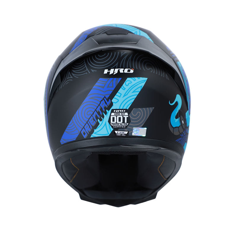 CASCO HRO HRO-511 ORIENTAL MATE NEGRO AZUL