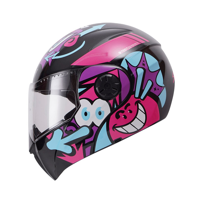 CASCO ICH ICH-3110S SMILE NEGRO FUCSIA