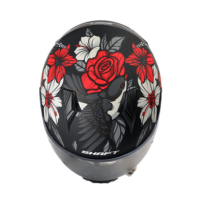 CASCO SHAFT SH-581EVO FREEDOM MATE NEGRO ROJO