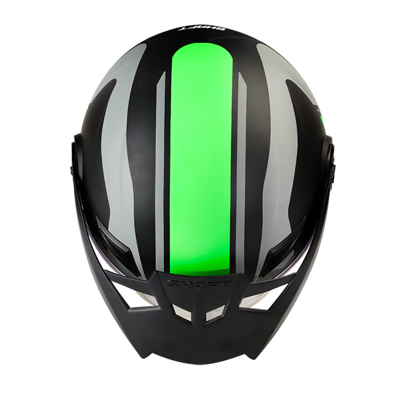 CASCO SHAFT SH-211 CLOSED MATE NEGRO VERDE NEON