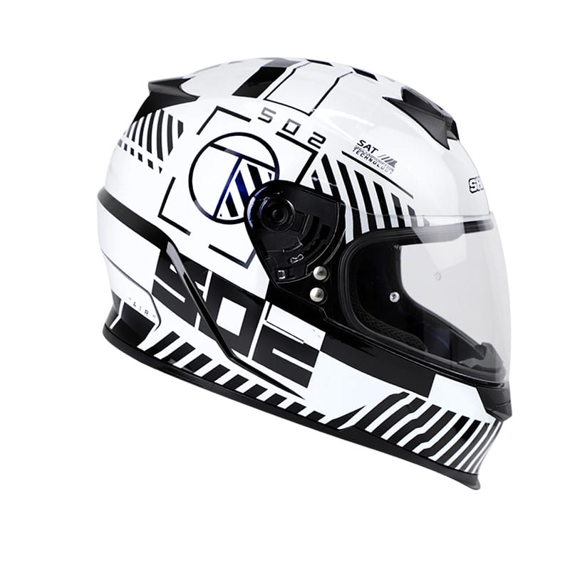 CASCO SHAFT SH-502 CROSSLINE NEGRO BLANCO