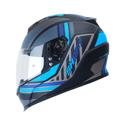 CASCO SHAFT SH-502 POLOYI MATE NEGRO AZUL