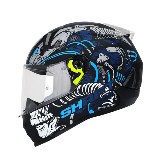 CASCO SHAFT SH-560 MACHINA MATE NEGRO AZUL