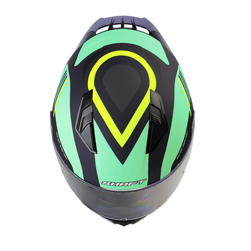 CASCO SHAFT SH-582SP GENK AZUL NAVYY TURQUESA